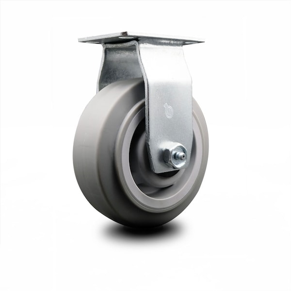 5 Inch Thermoplastic Rubber Wheel Rigid Caster with Ball Bearing SCC
